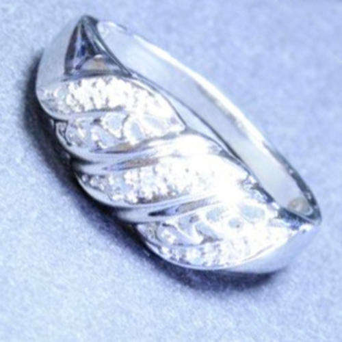 Solid 925 Sterling Silver & CZ ring size 6# + 2.61g