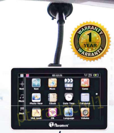 GPS 4.3" TFT LCD Navigation Portable and Multimedia System- ROADMATE P100i.