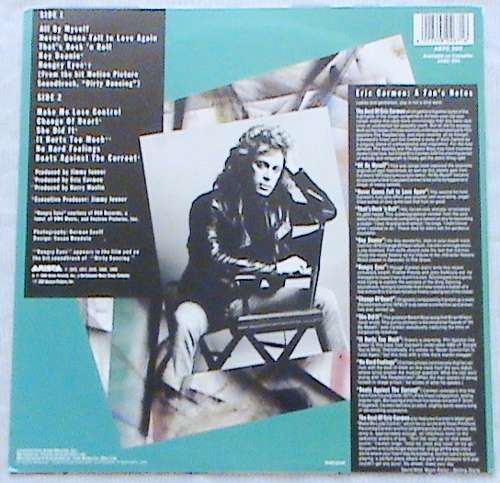 ERIC CARMEN - The Best of Eric Carmen Vinyl LP (ASTC 203) Import US