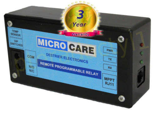 Remote Programmable Relay for MICROCARE LCD MPPTS