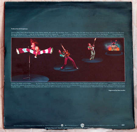 VAN HALEN collection 6 Vinyls: 1984, Van Halen, OU812, II, Women and Children First AND Diver Down