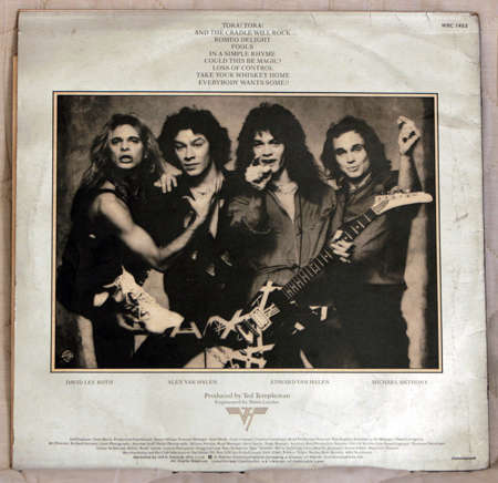 VAN HALEN collection 6 Vinyls: 1984, Van Halen, OU812, II, Women and Children First AND Diver Down