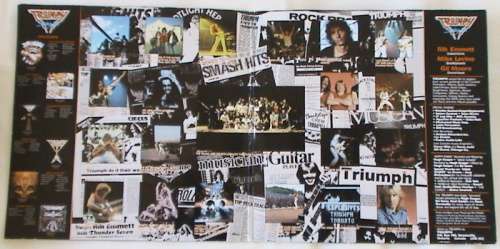 Triumph - Progressions of power (1980) - Allied forces (1981) - Stages (1985) - 3 lps imports