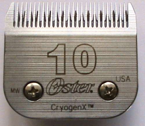 Oster Cryogenic-X  10 (1/16" - 1.5mm) detachable Blade