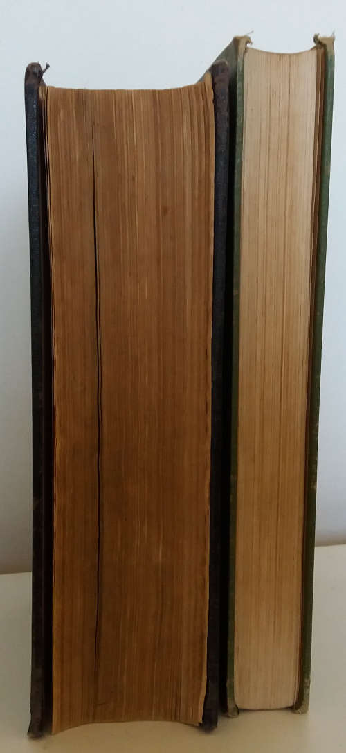 Gray`s Anatomy 27th edition printed 1938 and Structure and Function in Man 3rd edition printed 1974