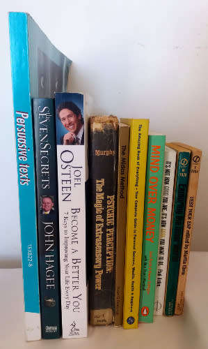 10 book collection for personal improvement, success, wealth, health, happiness and more