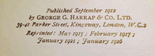 1926 Pocket Edition `The Cricket On The Hearth` by Charles Dickens - A Fairy Tale of Home