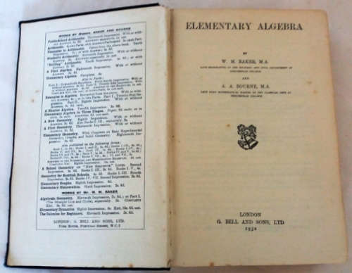 Mathematics collection of study and guide books - English except for 2 in Afrikaans