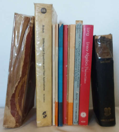 Mathematics collection of study and guide books - English except for 2 in Afrikaans