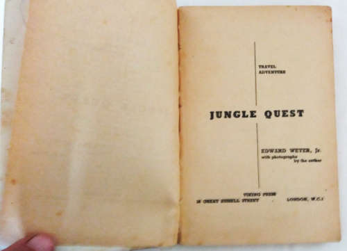 Exploration 3 books - The White Nile, Exploration Fawcett AND Jungle Quest