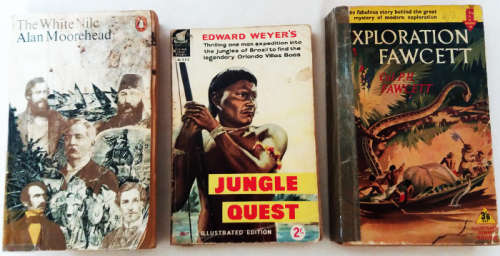 Exploration 3 books - The White Nile, Exploration Fawcett AND Jungle Quest