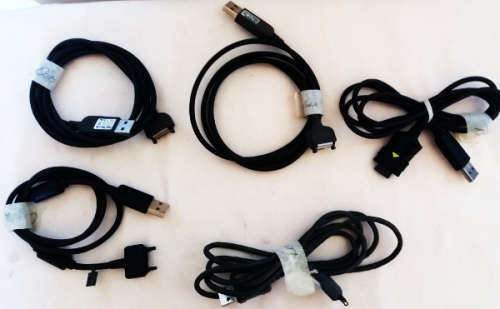 Charges, data cables and earphones - Vintage Job lot