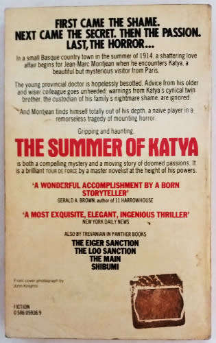 Lovers and Players and Dangerous Kiss by Jackie Collins AND The Summer of Katya by Trevanian