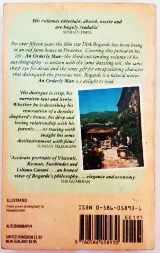 Dirk Bogarde - A Postillion Struck by Lightning, 1977, An Orderly Man, 1983 and Backcloth, 1986