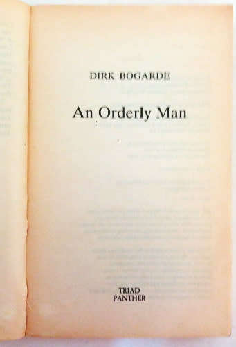 Dirk Bogarde - A Postillion Struck by Lightning, 1977, An Orderly Man, 1983 and Backcloth, 1986