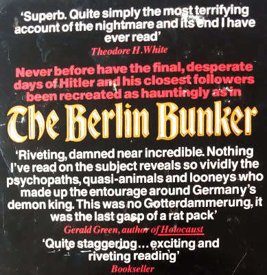 The Berlin Bunker by James.P O`Donnell