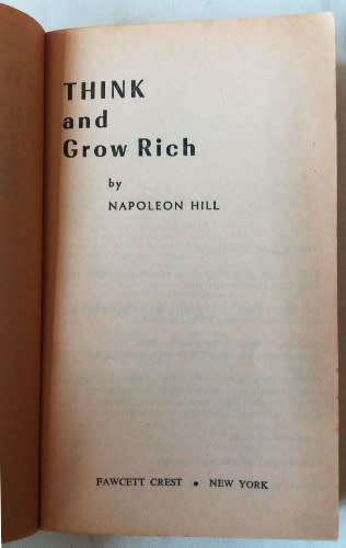 Think & Grow Rich by Napoleon Hill