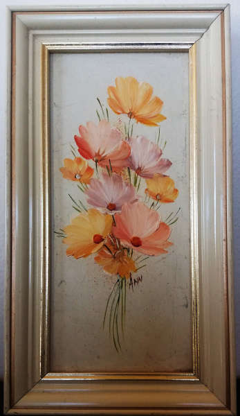 Collection of 3 oil paintings, 2 framed and 1 not