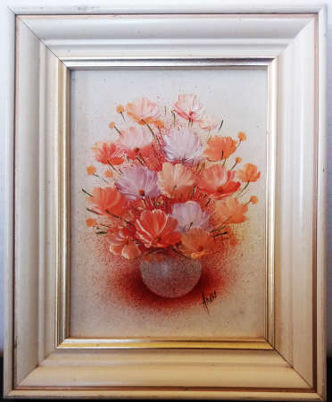 Collection of 3 oil paintings, 2 framed and 1 not