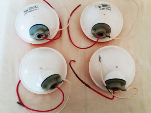 12V DC truck turning indicator lights - 2 sets and 1 set black mounting grommets