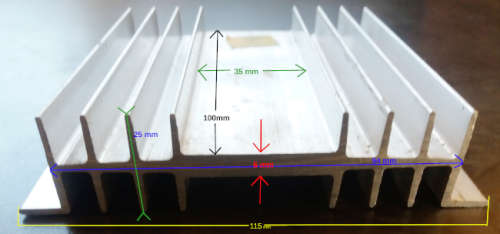 HEAT SINKS ALUMINIUM Job lot
