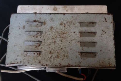 AC to DC step-down transformer 220AC to 15 and 30V with analogue voltage and micro ampere meters