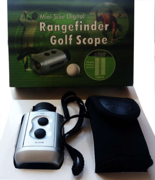 Mini Size Digital Rangefinder Golf Scope 5 x 20 :  393 FT at 1000 yards