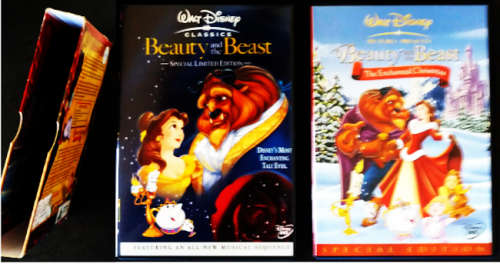 Walt Disney Beauty and the Beast set (DVDs x 2)