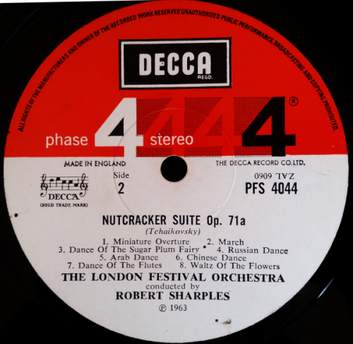 Tchaikovsky in Phase Four `1812` Overture , Nutcracker Suite - London Festival Orchestra - import lp