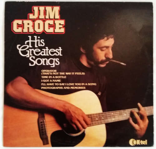 Jim Croce - His greatest songs lp vinyl SA release (vinyl VG+)