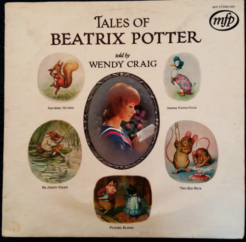 Lps / vinyls - Cinderella, Beatrix Potter, Sparky`s Magic piano, Noddy, Walt Disney 4 stories