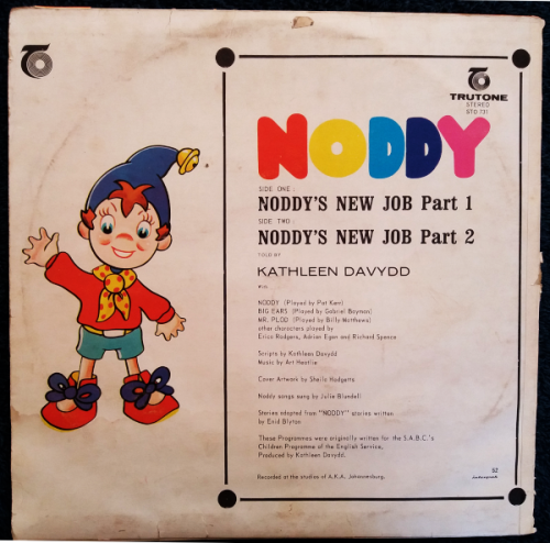 Lps / vinyls - Cinderella, Beatrix Potter, Sparky`s Magic piano, Noddy, Walt Disney 4 stories