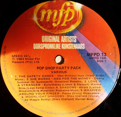 Pop Shop Party Pack - Gate-fold 2x Lp vinyls 1983