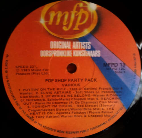 Pop Shop Party Pack - Gate-fold 2x Lp vinyls 1983