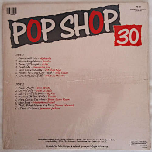 Pop Shop 30 Special Edition vinyl LP (vinyl VG)