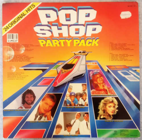 Pop Shop Party Pack Lp vinyl double album, gate-fold cover (vinyls G-)