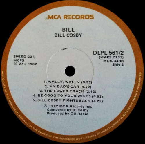 Bill Cosby - The Best of Bill Cosby double vinyl LP - gate-fold cover (G-/VG+)