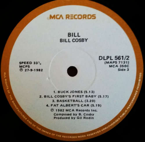 Bill Cosby - The Best of Bill Cosby double vinyl LP - gate-fold cover (G-/VG+)