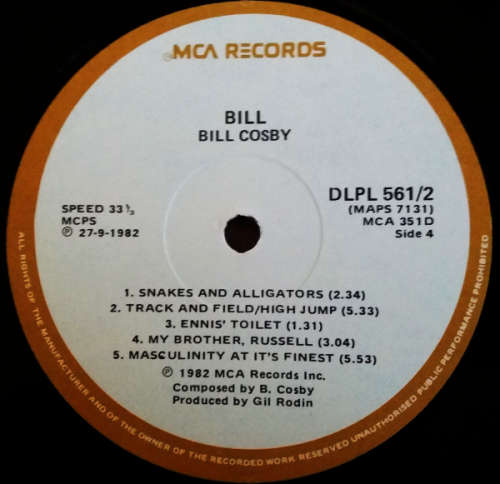 Bill Cosby - The Best of Bill Cosby double vinyl LP - gate-fold cover (G-/VG+)