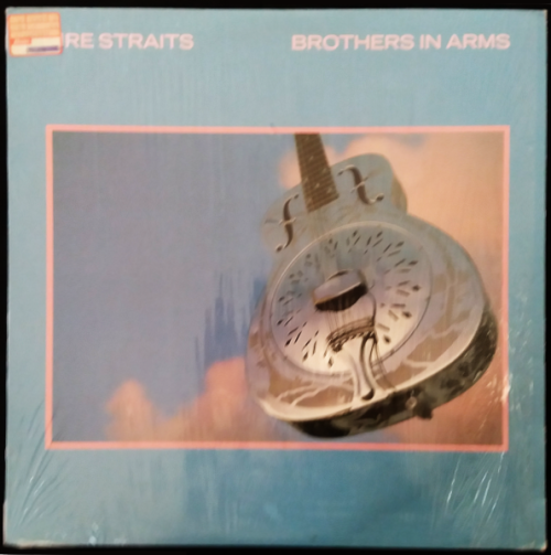 Dire Straits - Brothers in arms vinyl lp with lyrics (VG/Ex VG+)
