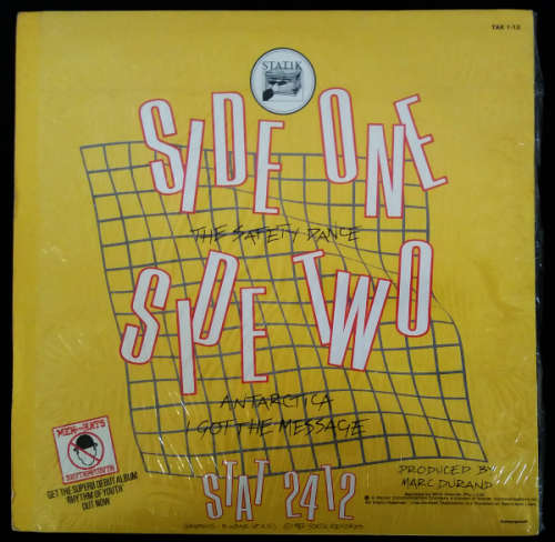 Men Without Hats - Safety Dance (Extended `Club Mix`) vinyl 12` 45 RPM Single - Import (VG+/VG+)