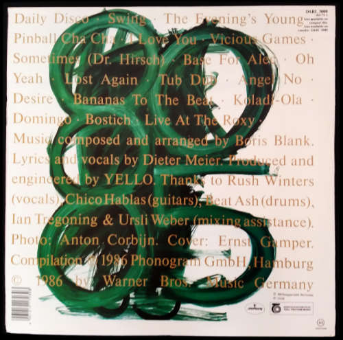 Yello 2 vinyl lps - 1980-1985 The new mix in one go (double album) and Flag 1988