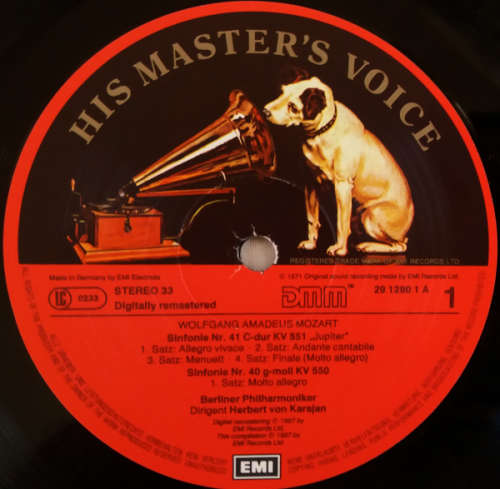 Mozart - Sinfonien/Symphonies Nos. 35, 40, 41 vinyl LP - Import (VG/VG)