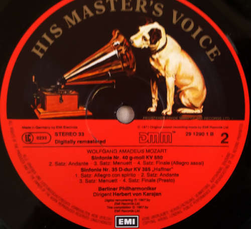 Mozart - Sinfonien/Symphonies Nos. 35, 40, 41 vinyl LP - Import (VG/VG)