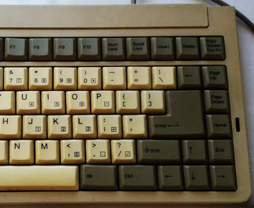 Keyboard for Twinhead Superlap 386 SX Vintage MS-DOS Laptop (Hard to find part and rare) Circa 1990