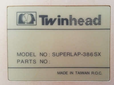 Keyboard for Twinhead Superlap 386 SX Vintage MS-DOS Laptop (Hard to find part and rare) Circa 1990