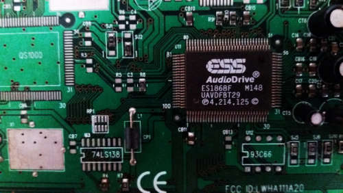 ESS Audiodrive ES1868F M148 16-bit ISA Sound Card for vintage computer