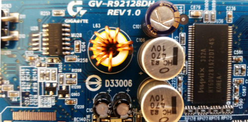 Graphics card - Gigabyte Ati Radeon 9200 GV-R92128DH  - REV1.0