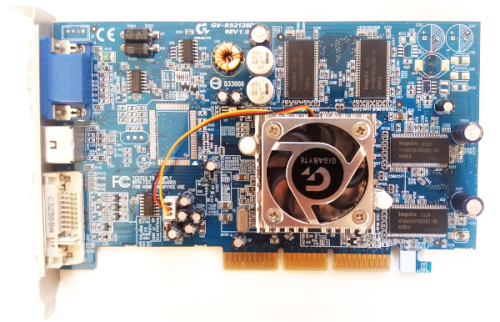 Graphics card - Gigabyte Ati Radeon 9200 GV-R92128DH  - REV1.0