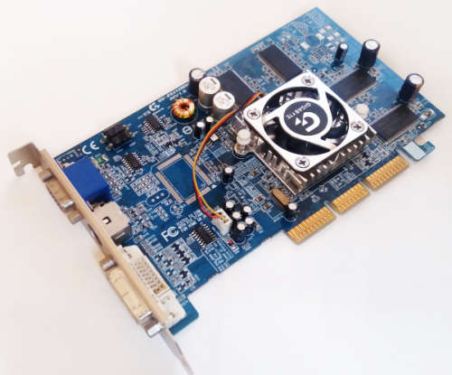 Graphics card - Gigabyte Ati Radeon 9200 GV-R92128DH  - REV1.0